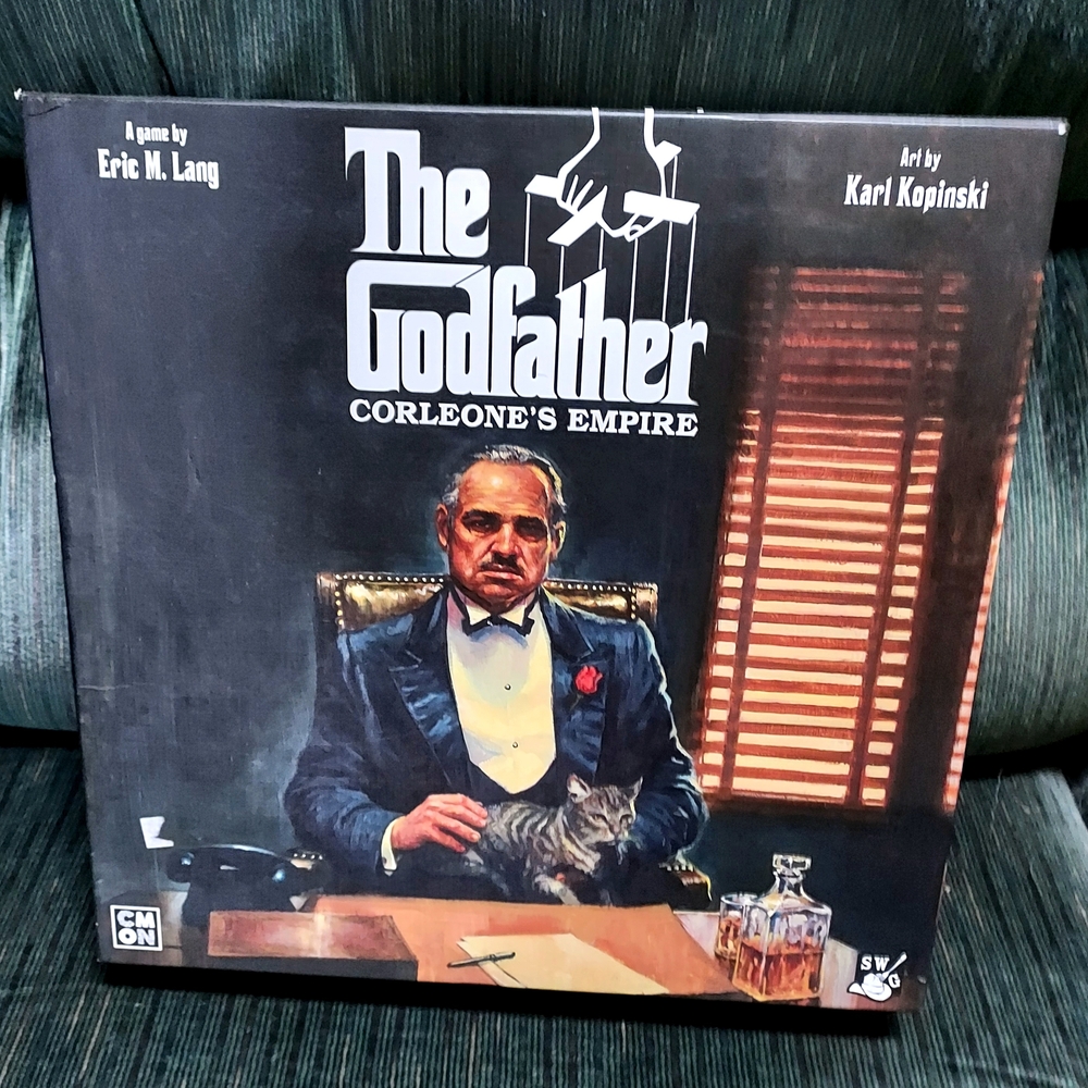 The Godfather Corleone's Empire Board Game 2017 100% Complete Played Once